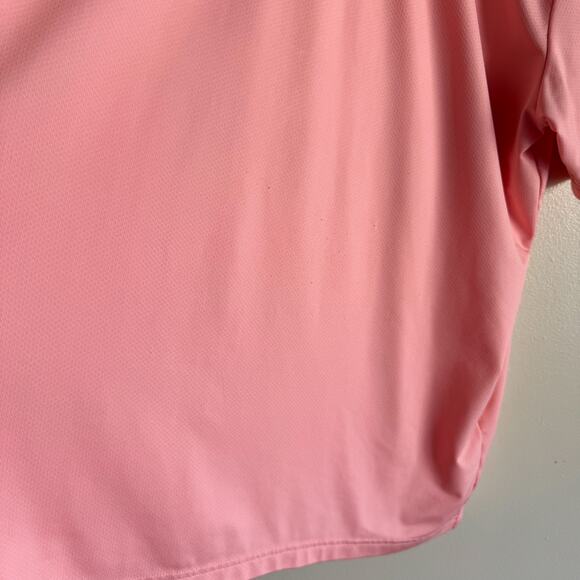 Under Armour Peach Short Sleeve The Performance Polo Shirt - XXL - Picture 3 of 8